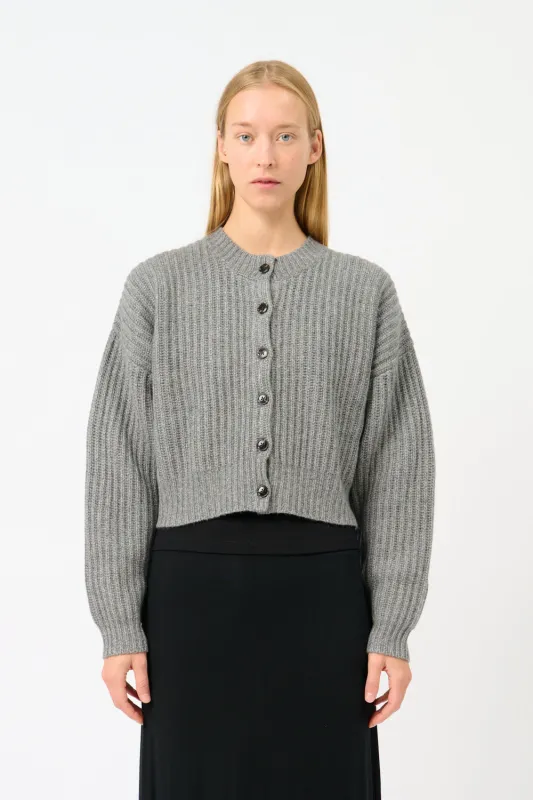 Emma Rib Cardigan made by Leset