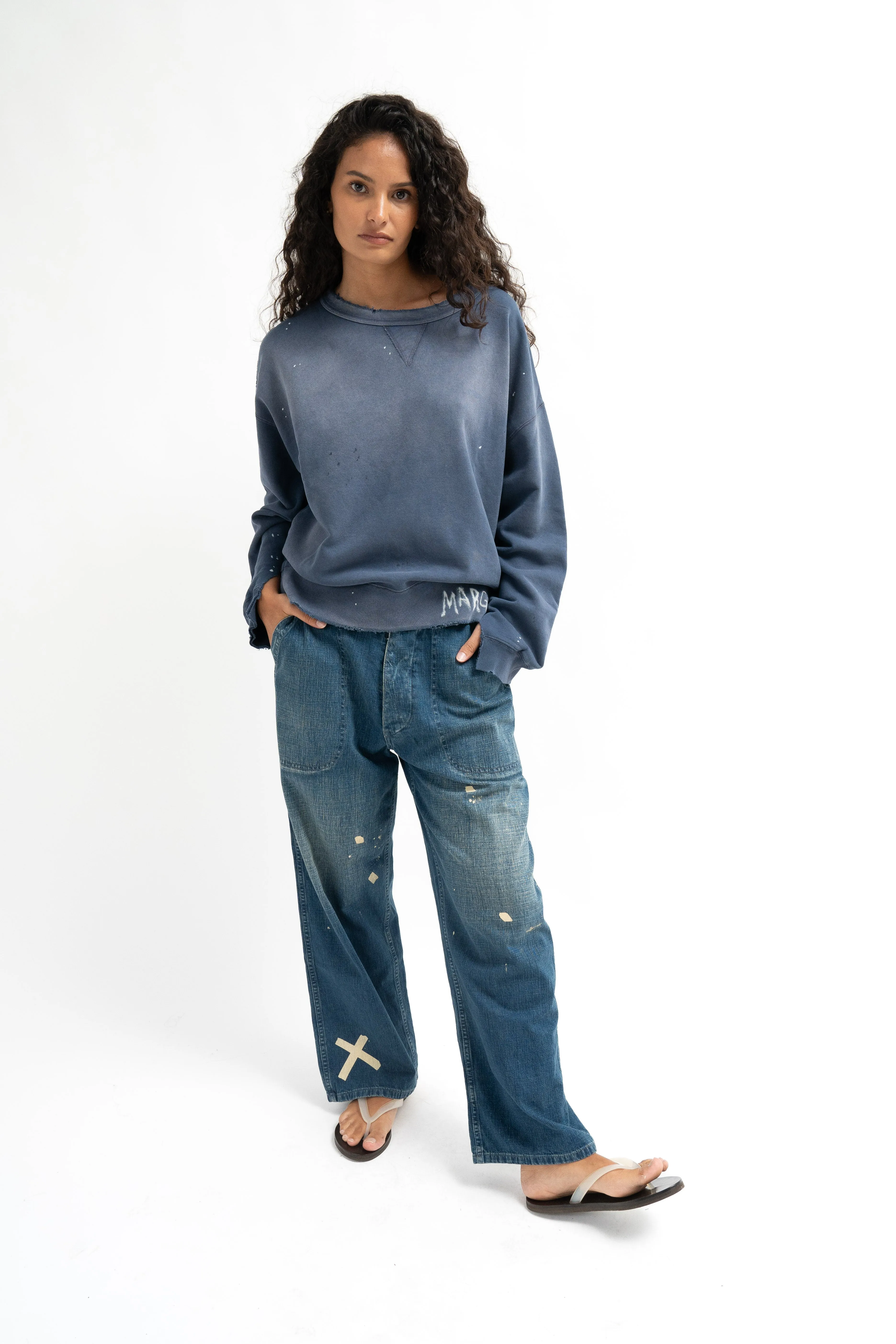 Painted Denim Jeans sold by Bessette