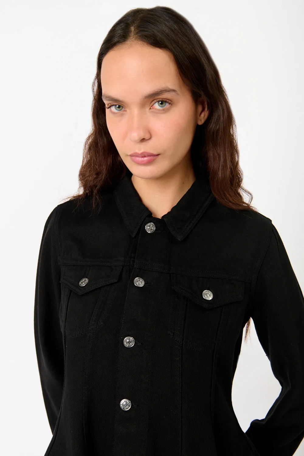 The Flounce Trucker Jacket sold by Bessette product image thumbnail 3