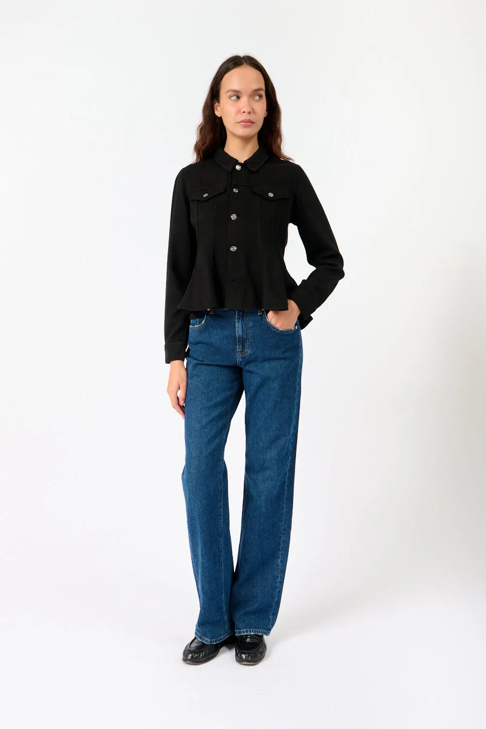 The Flounce Trucker Jacket sold by Bessette product image thumbnail 2