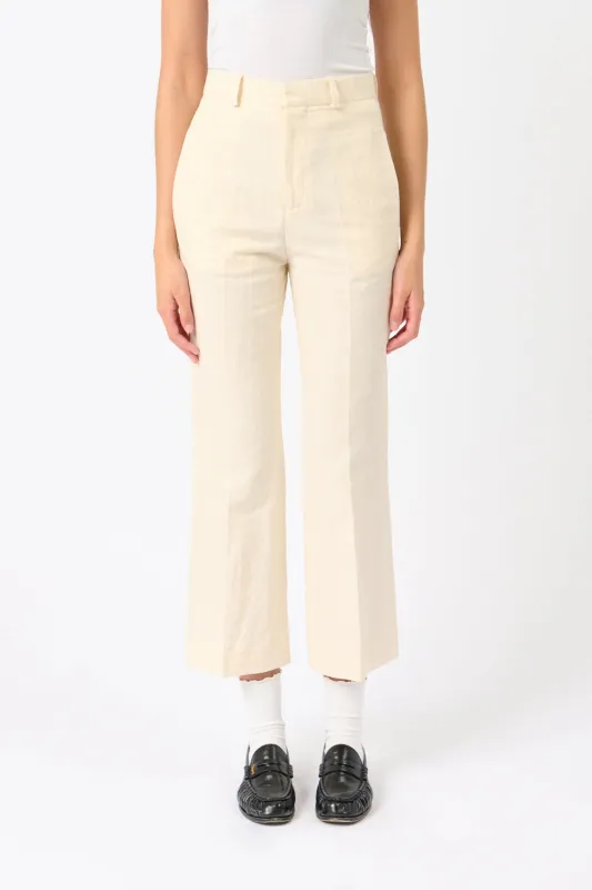 Credo Organic Cotton and Linen Cropped Trousers sold by Bessette