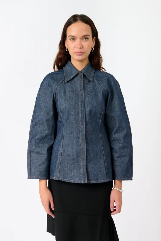 Tailored Denim Shirt sold by Bessette