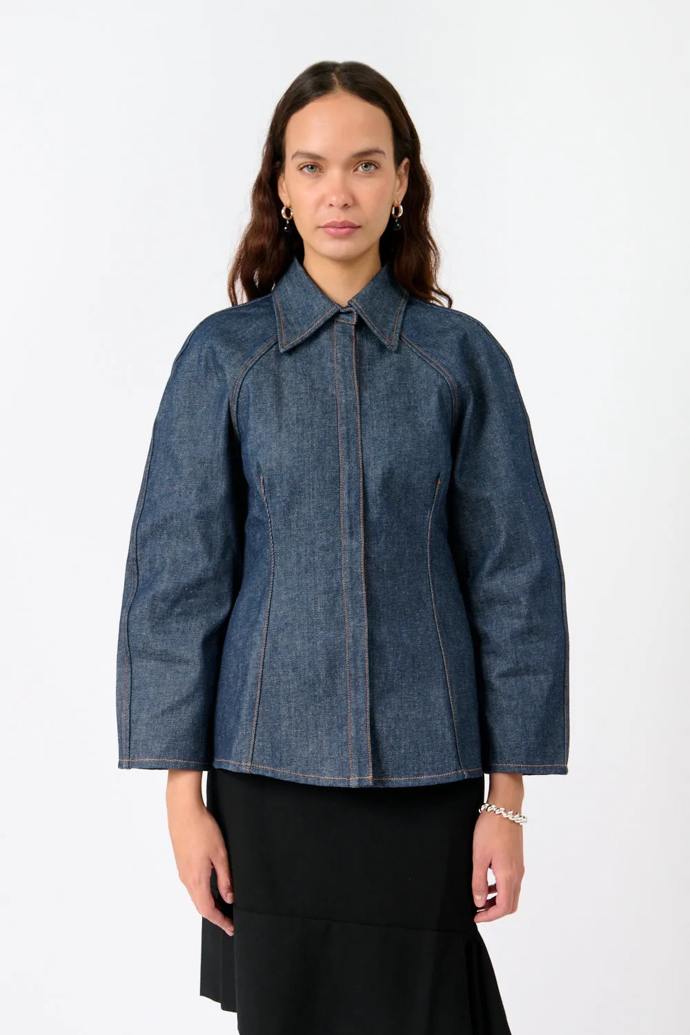 Tailored Denim Shirt sold by Bessette