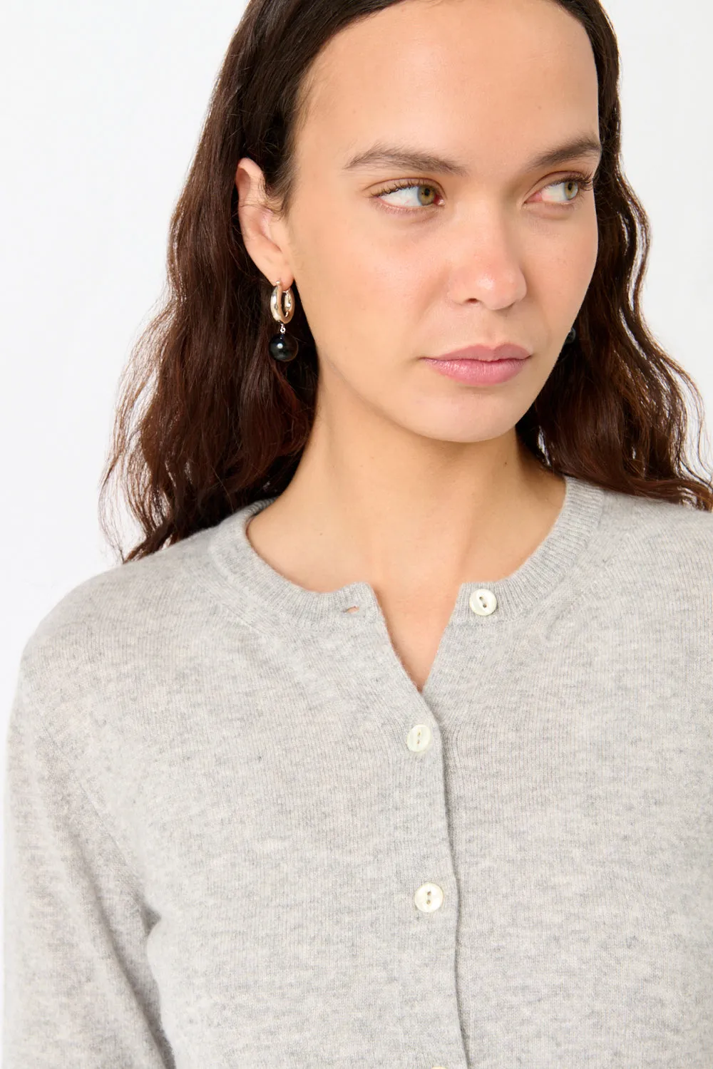 Cashmere Rib Knit Cardigan sold by Bessette product image thumbnail 3