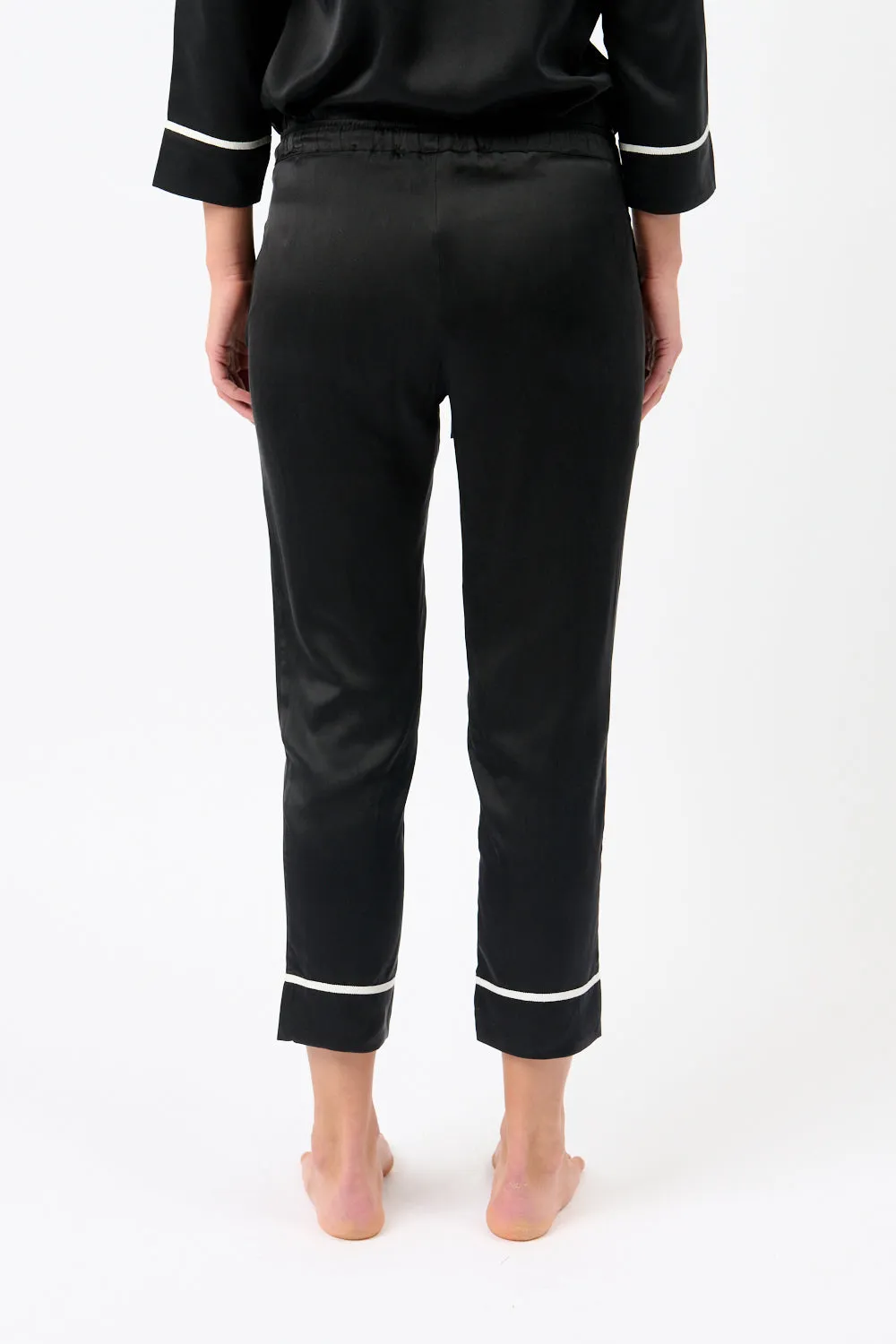 Sidney cropped pull on trouser sold by Bessette product image thumbnail 4