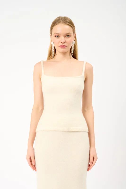 Strap Top sold by Bessette