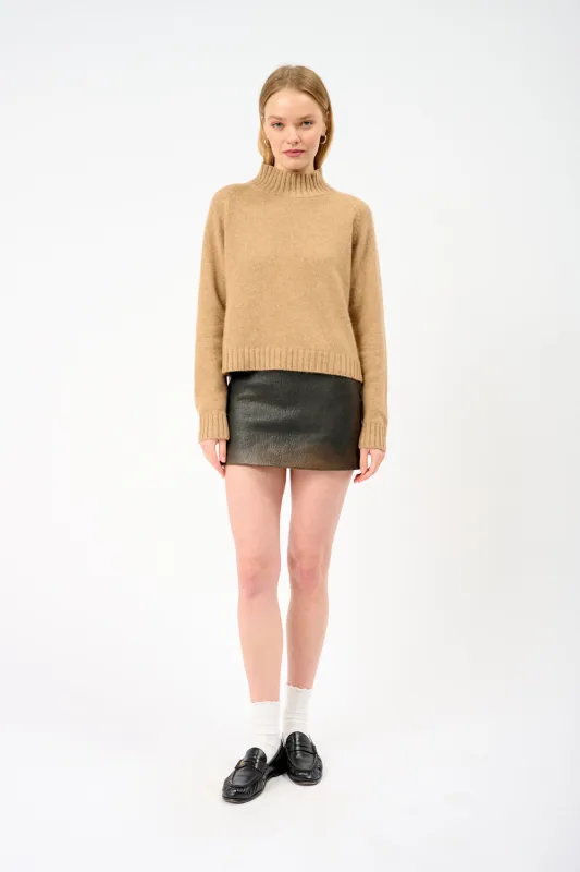 Womens Turtleneck Camel sold by Bessette