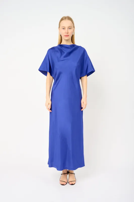 Fluid Draped Silk Dress sold by Bessette