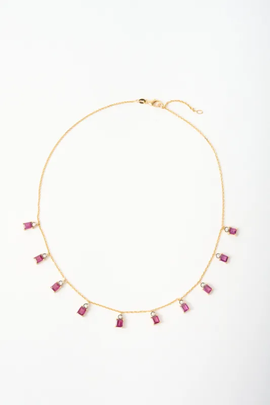 Rhodolite Necklace sold by Bessette