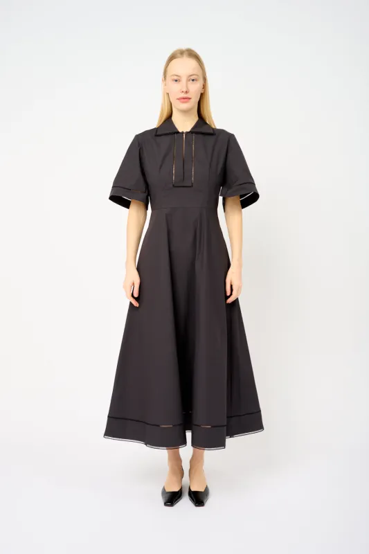 Ladder Embroidered Poplin Dress sold by Bessette