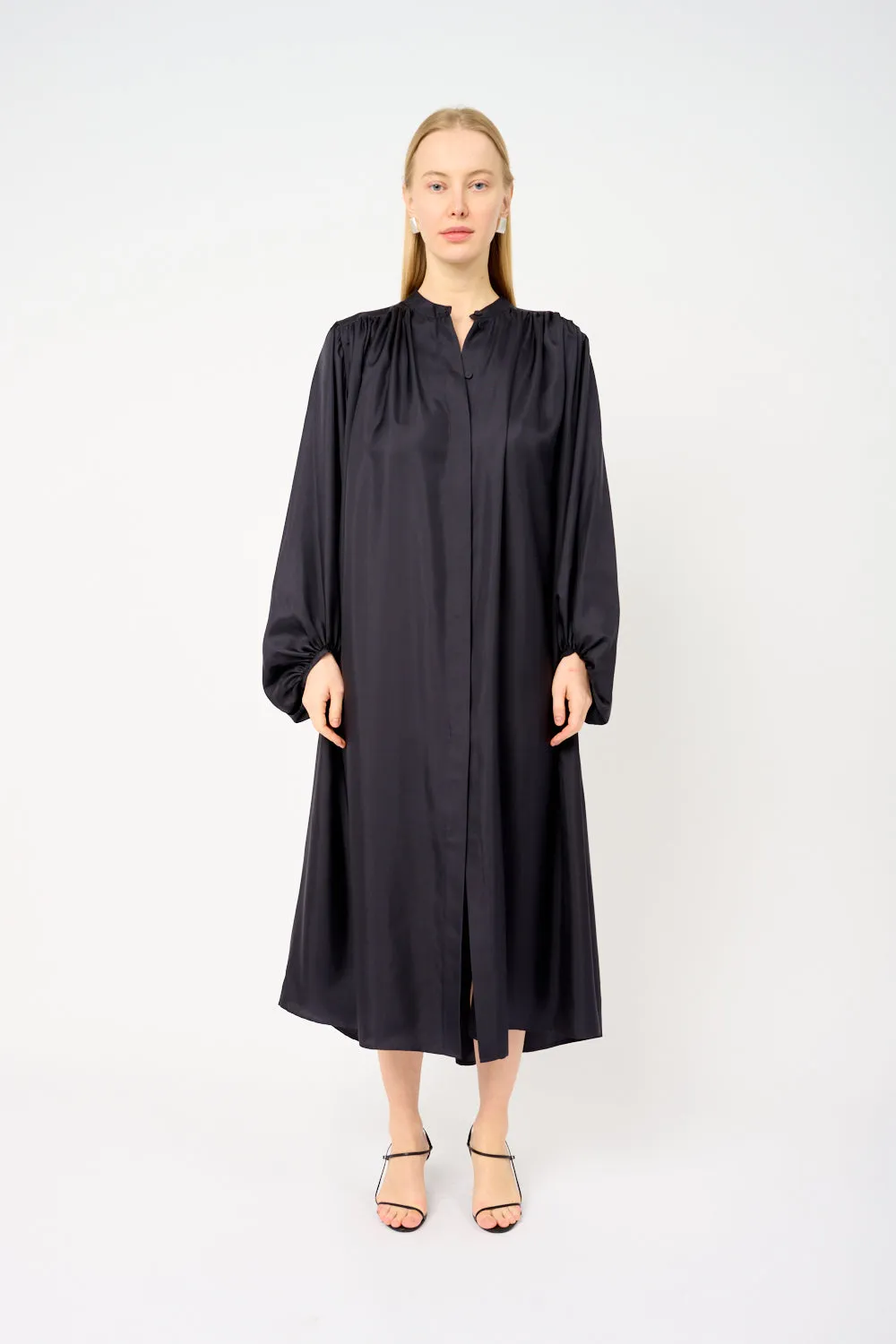 Pleated Silk Dress sold by Bessette