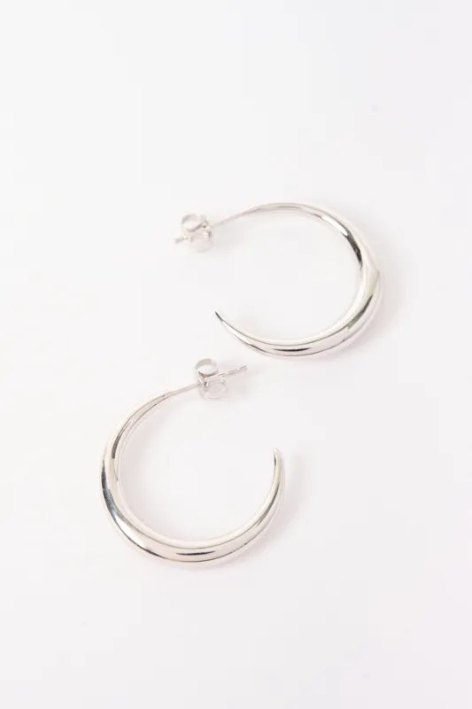 Silver Graduated Hoops sold by Bessette
