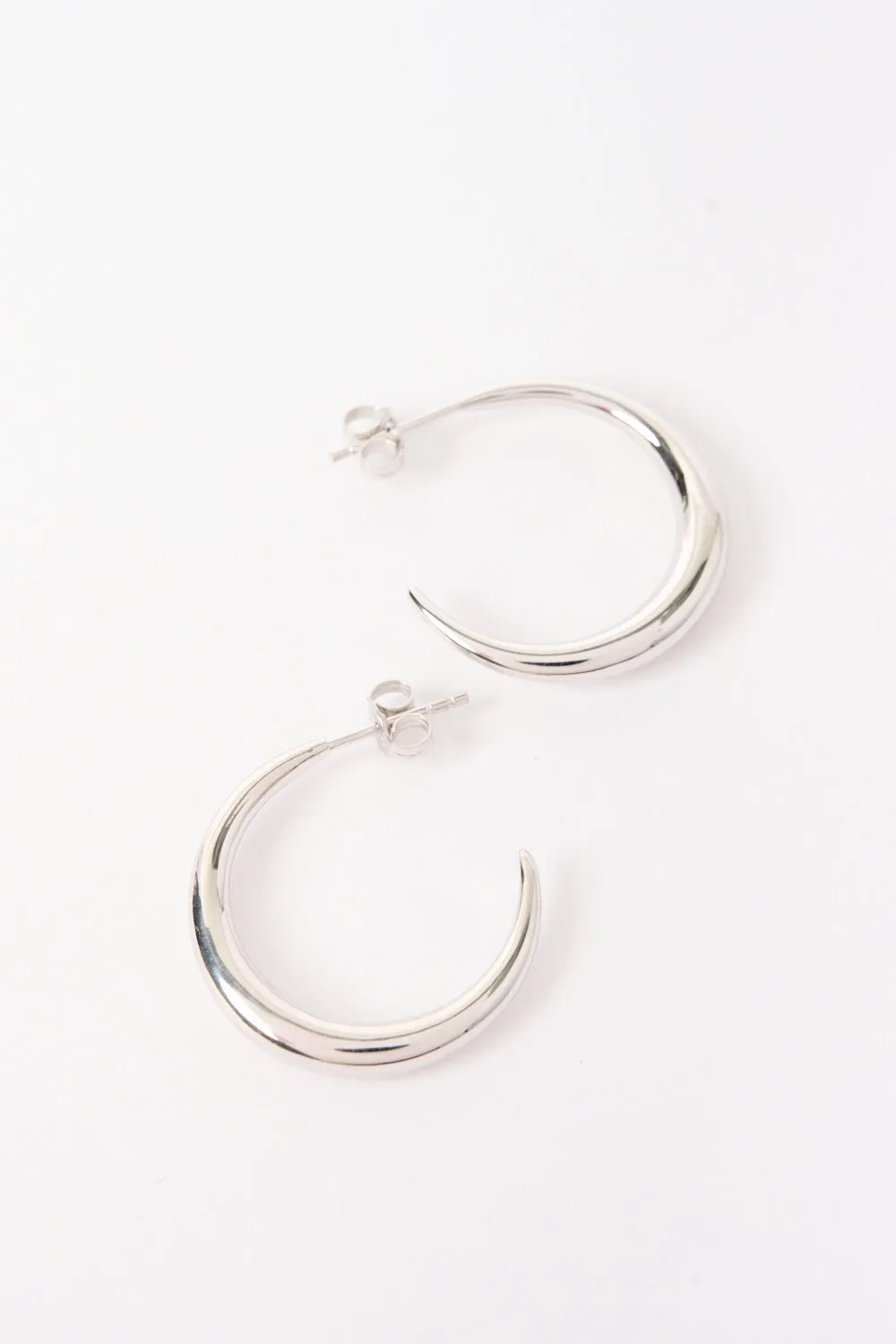 Silver Graduated Hoops sold by Bessette