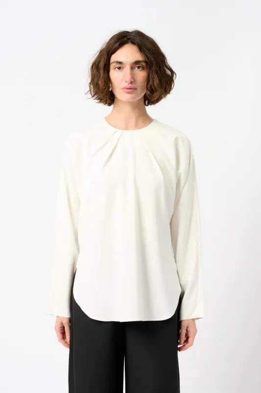 Gathered Neck Blouse sold by Bessette