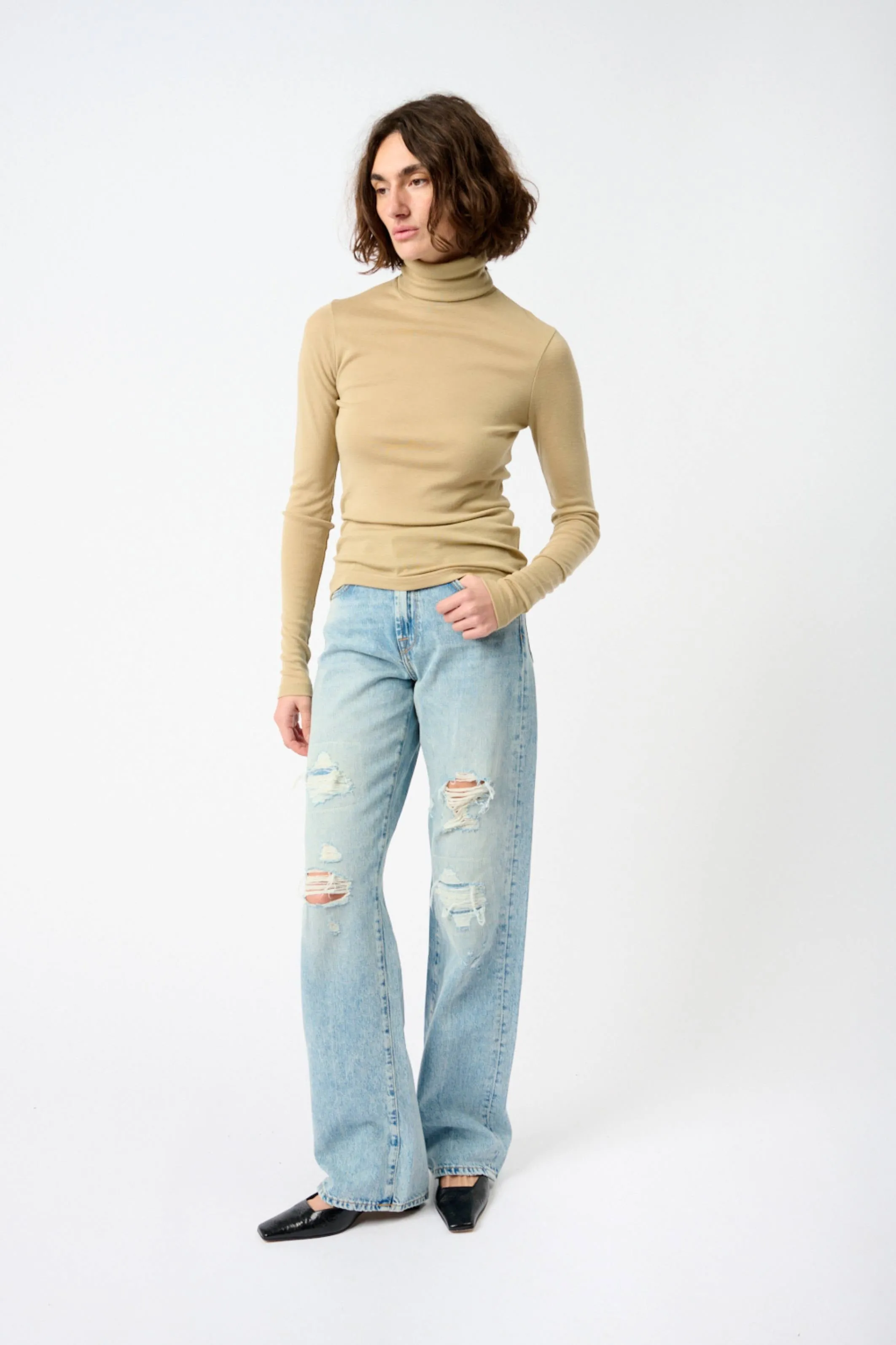 Merino wool turtleneck long sleeve sold by Bessette product image thumbnail 2