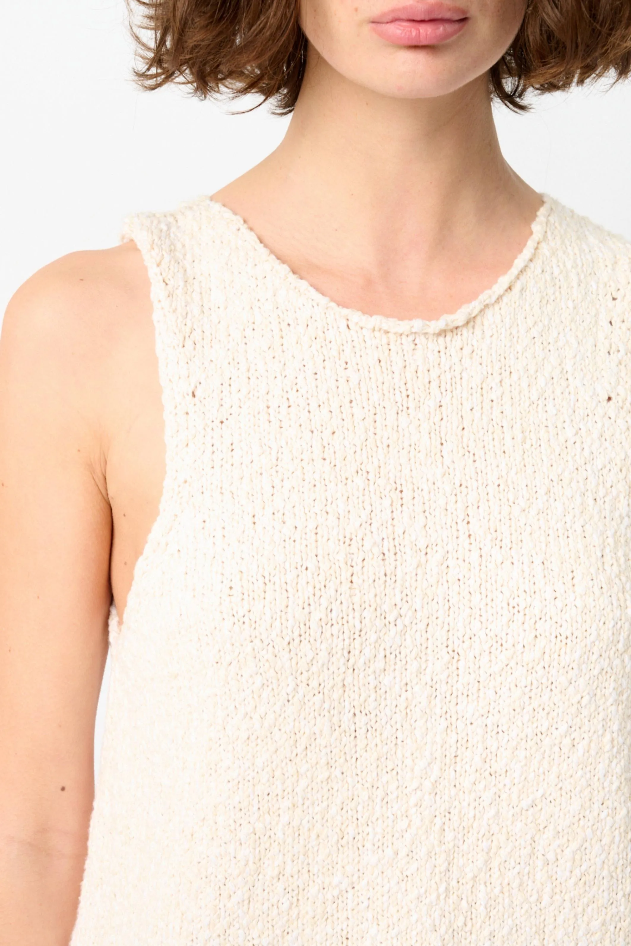 Textured-cotton tank sold by Bessette product image thumbnail 3