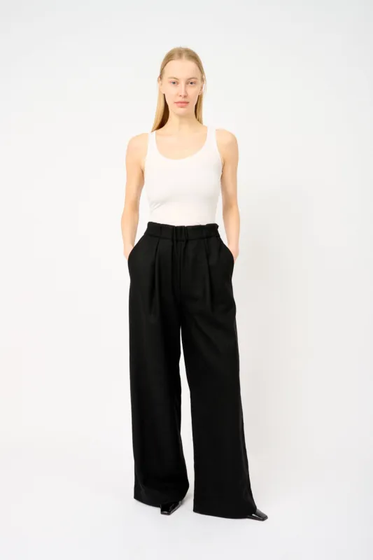 Waisted Wool Trousers made by Rohe