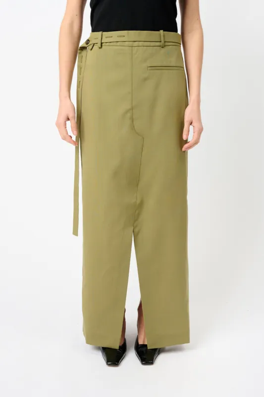 Wool Maxi Skirt made by Rohe