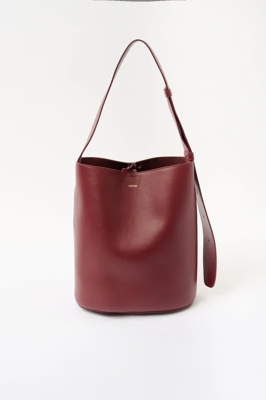 The Norma Tote Burgundy sold by Bessette