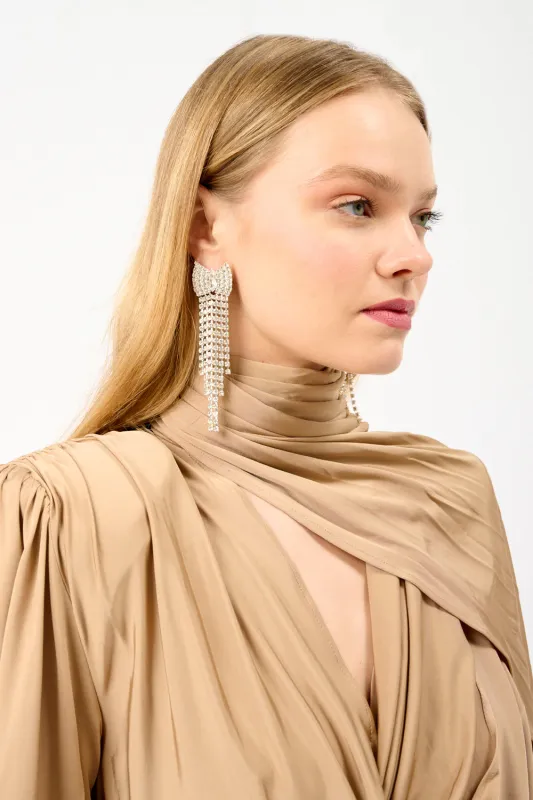 Crystal Teardrop Earrings sold by Bessette