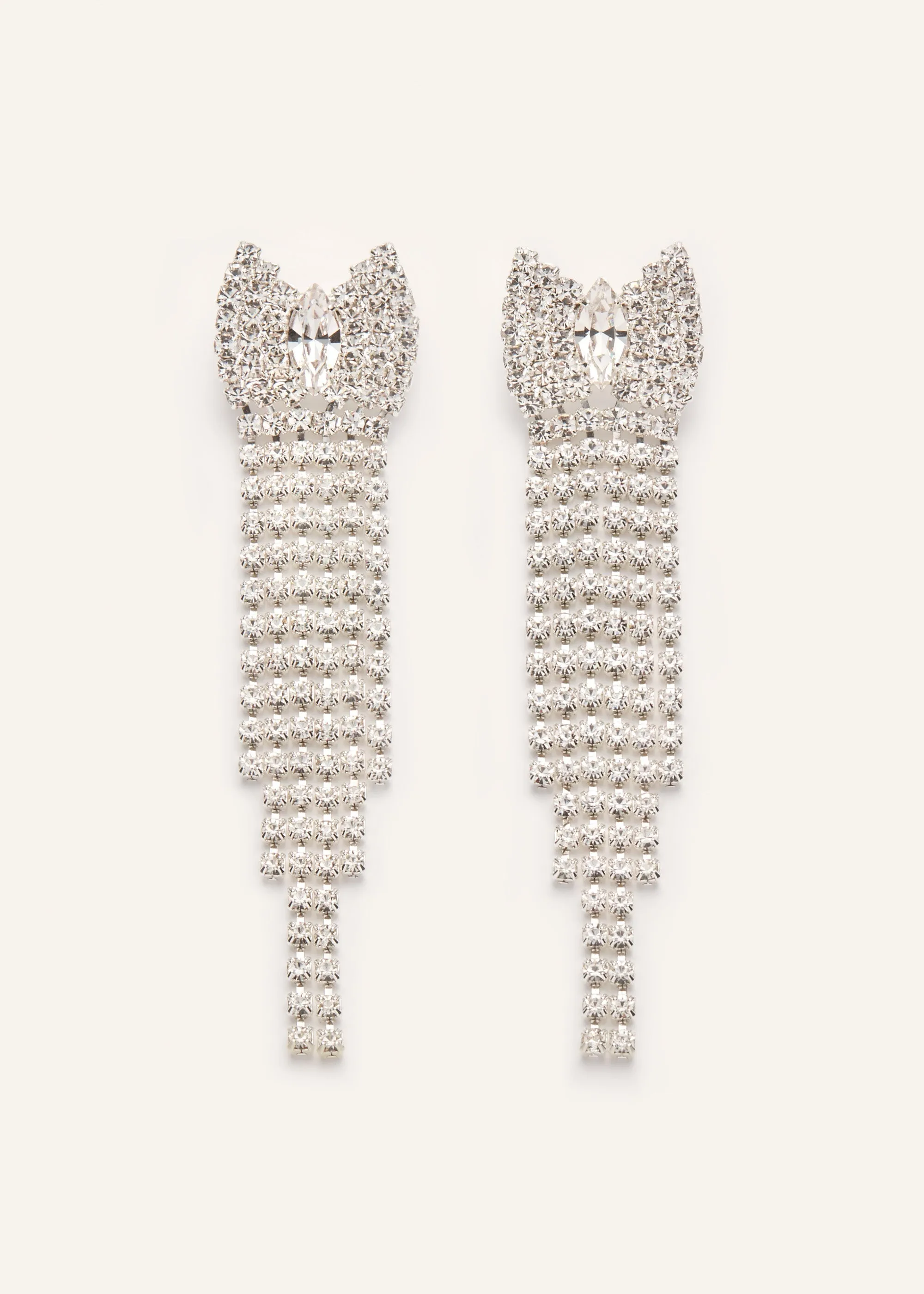 Crystal Teardrop Earrings sold by Bessette product image thumbnail 2