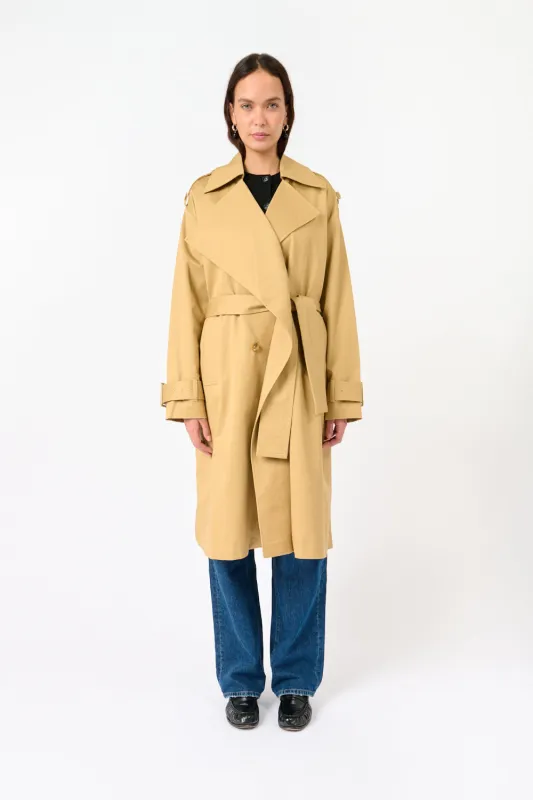 Oversized Cape Trench made by 7 For All Mankind