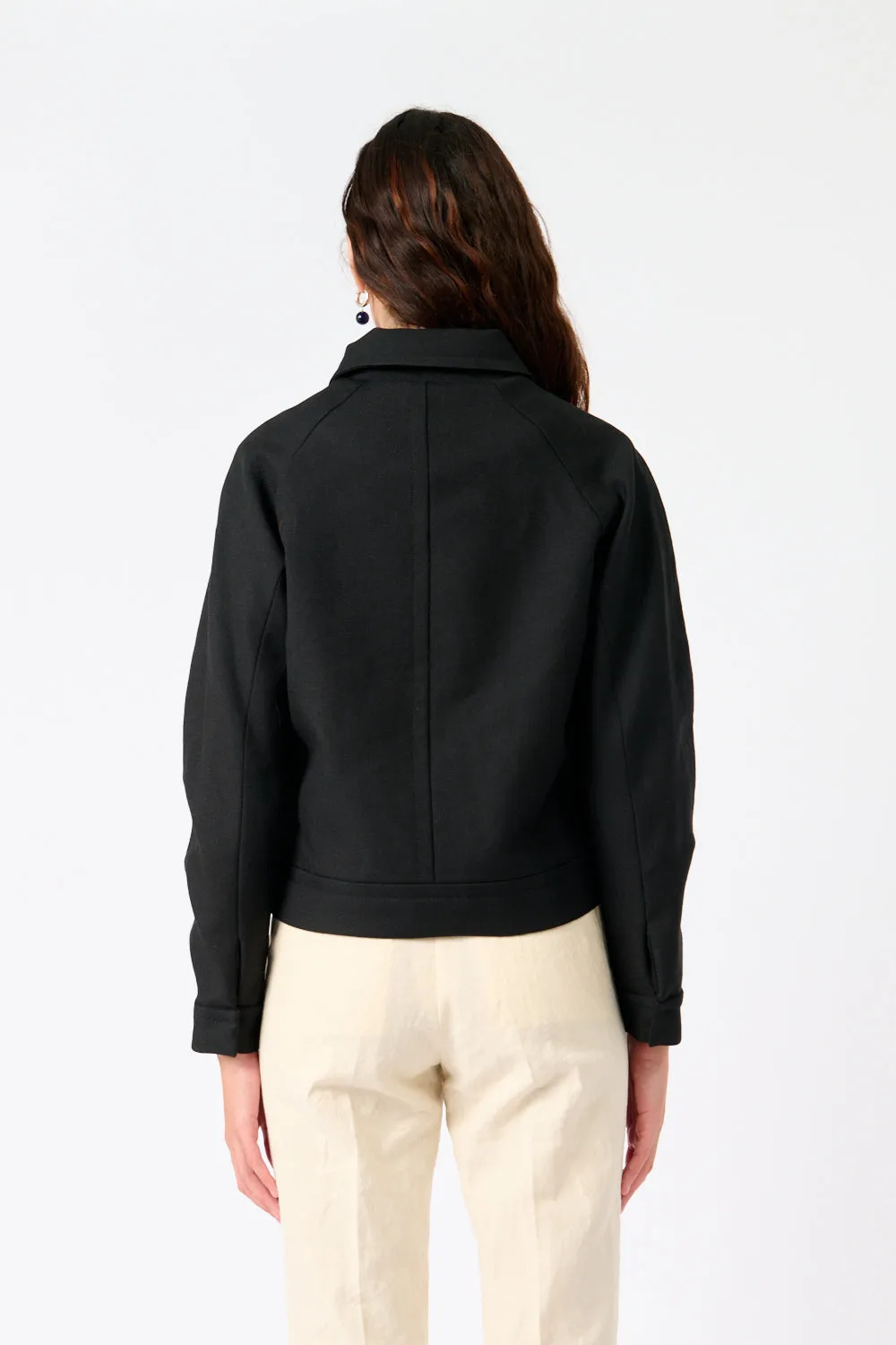Tailored Wool Zip Jacket sold by Bessette product image thumbnail 4