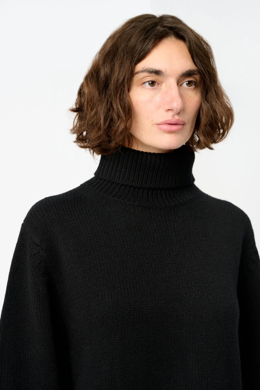 Wool Cashmere Turtleneck Black sold by Bessette product image thumbnail 3