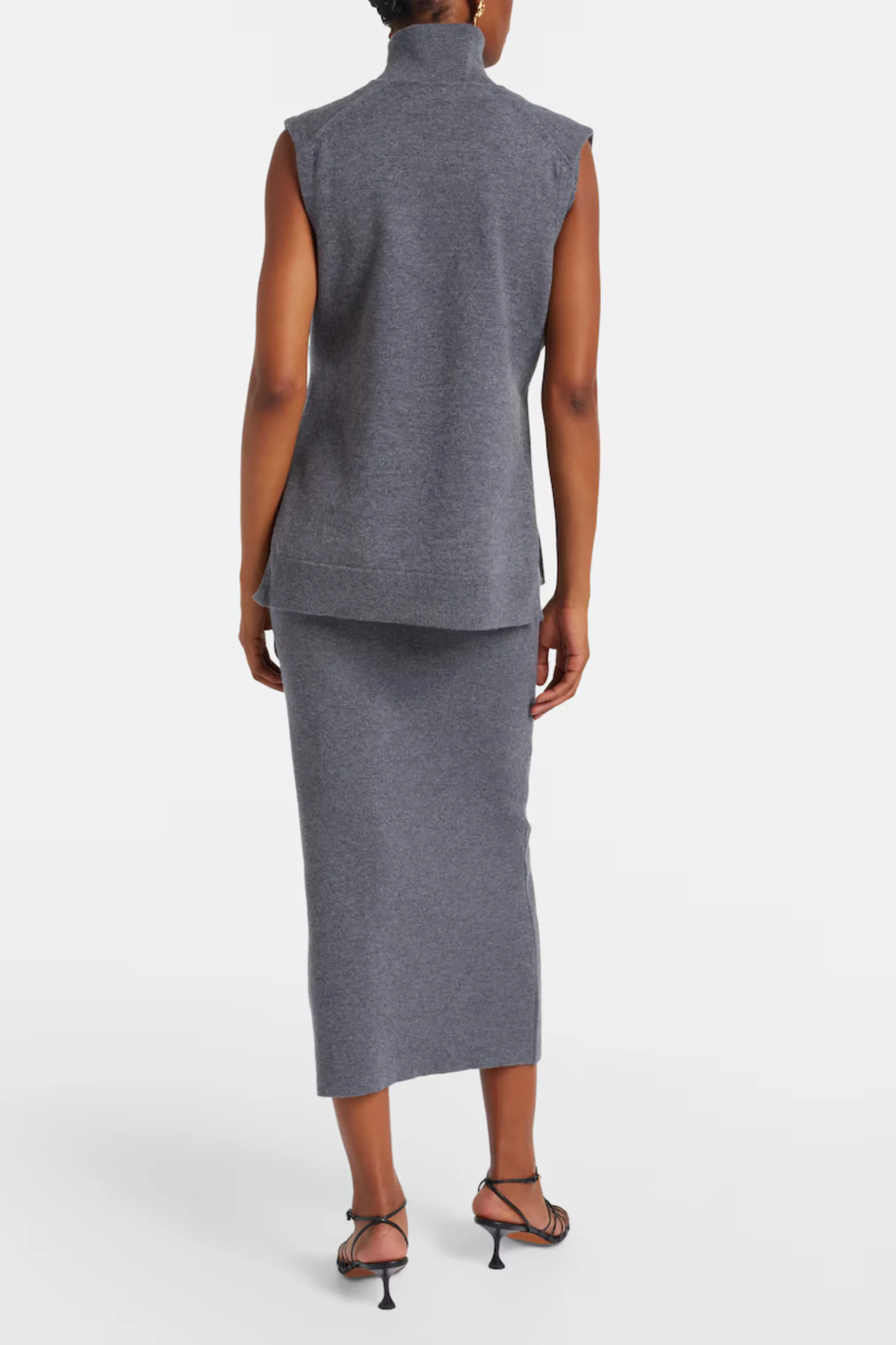 Double-layered knit dress sold by Bessette product image thumbnail 5