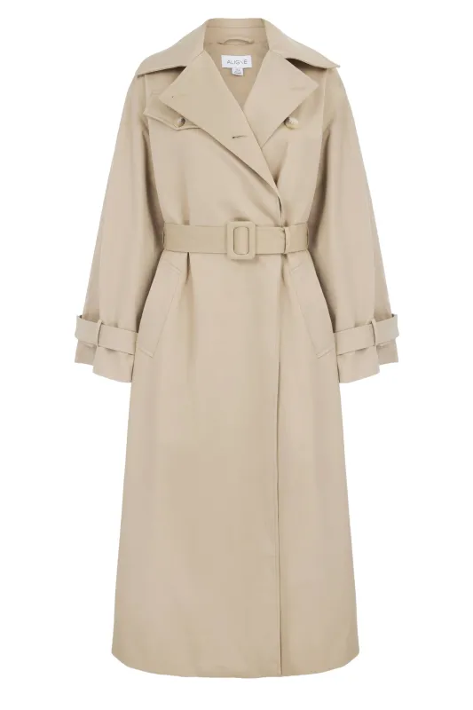 Gilda Maxi Trench Coat made by Aligne