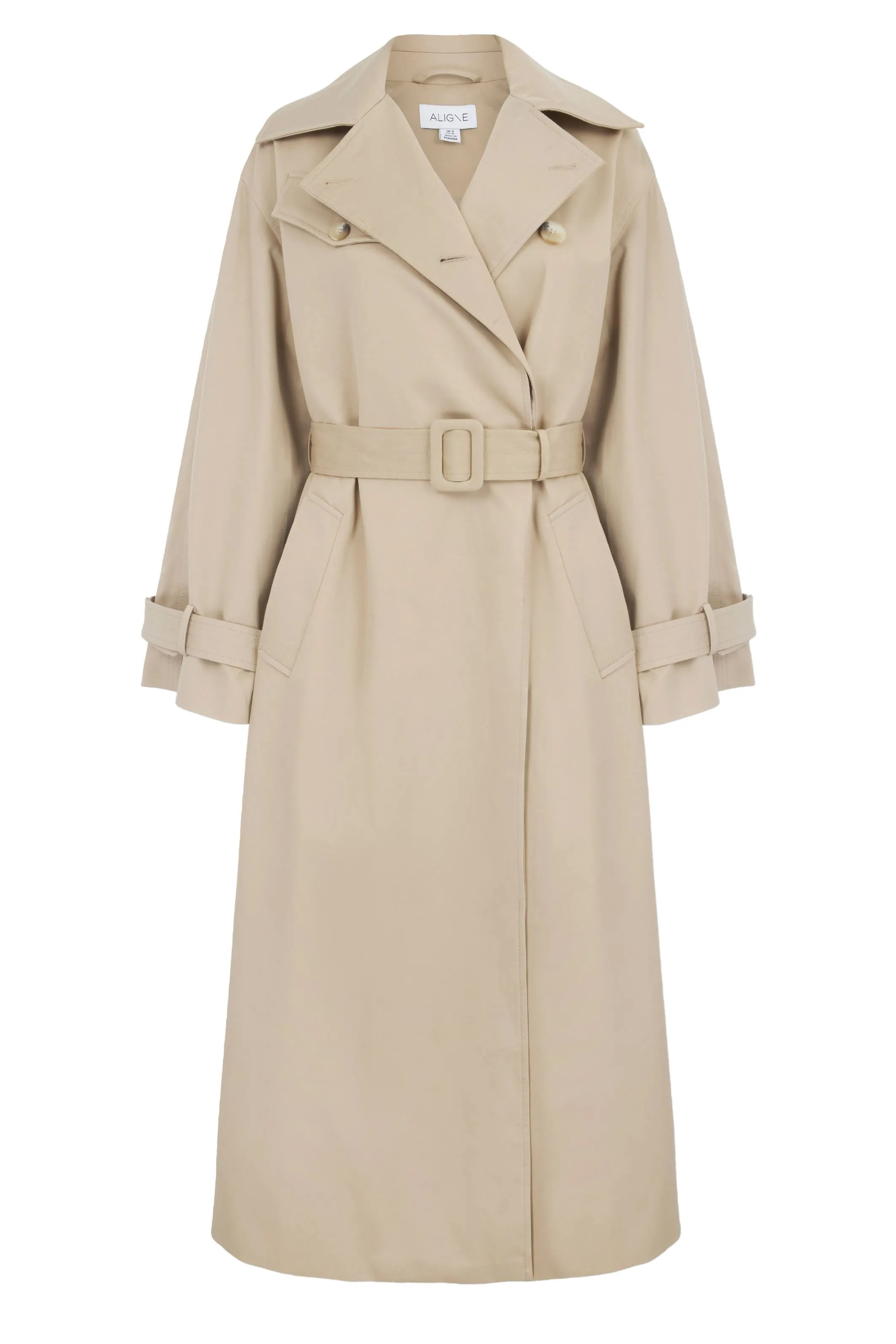 Gilda Maxi Trench Coat sold by Bessette