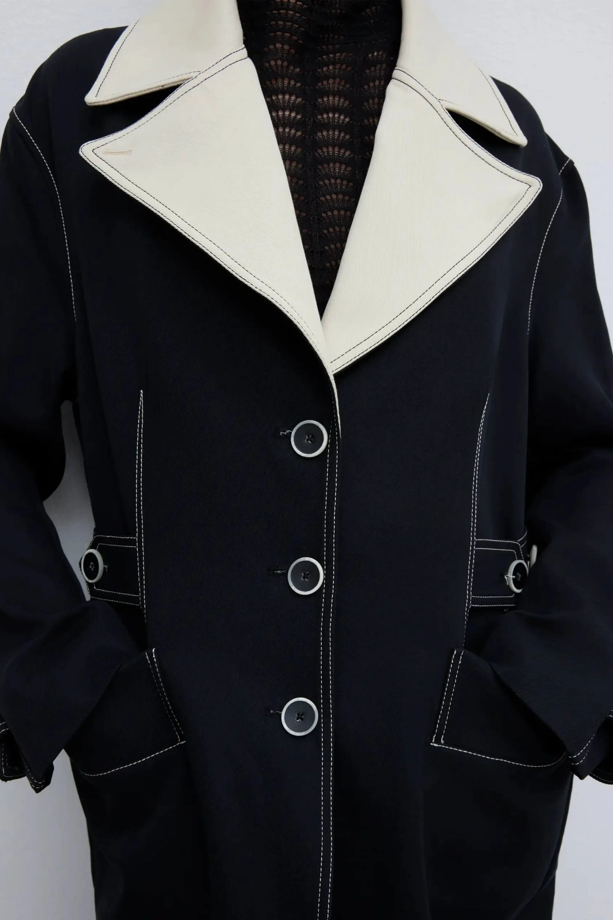 Two Tone Coat sold by Bessette product image thumbnail 3