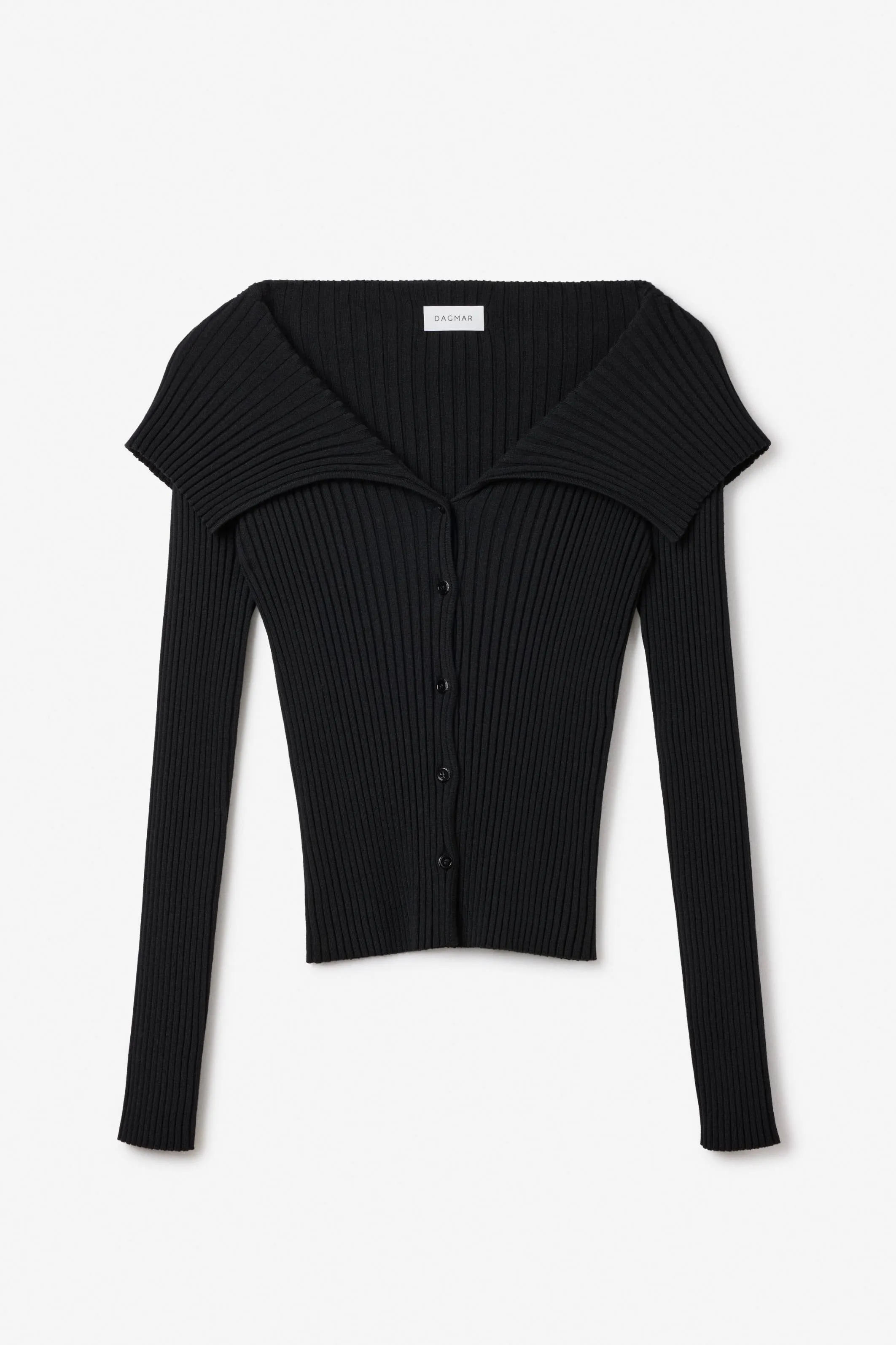 Merino Rib Cardigan sold by Bessette