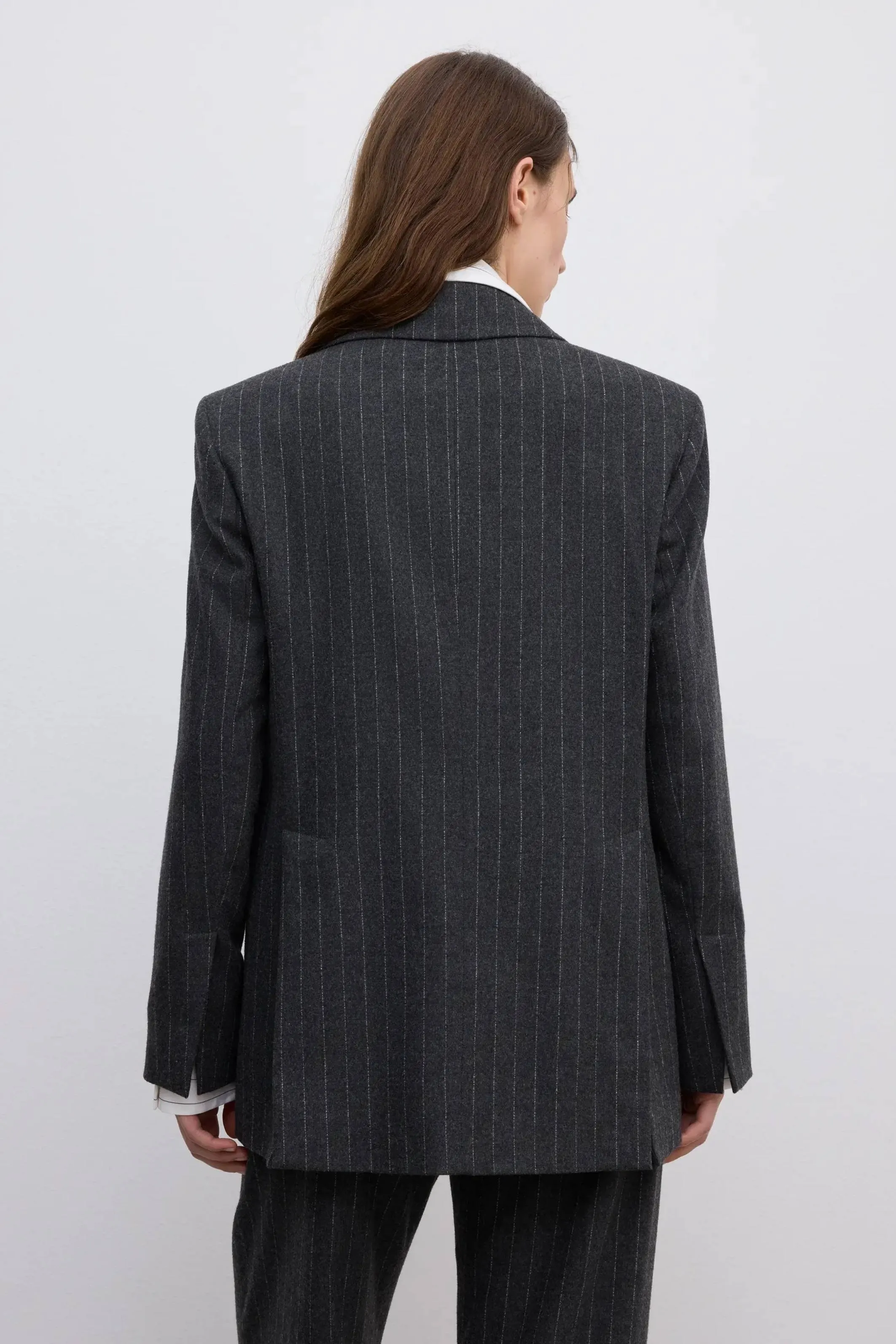 Classic Pinstripe Blazer sold by Bessette product image thumbnail 4