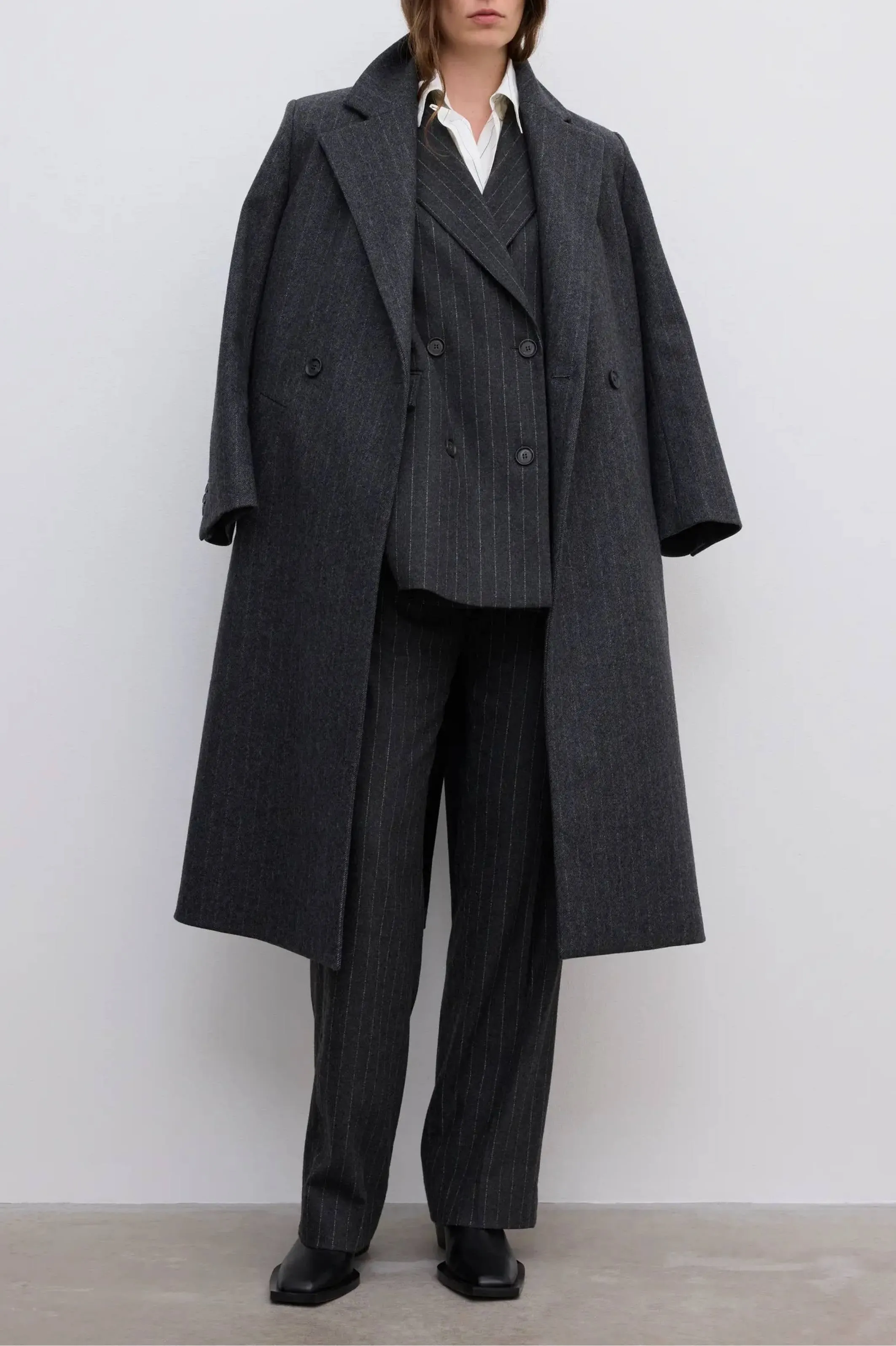 Classic Pinstripe Blazer sold by Bessette product image thumbnail 5