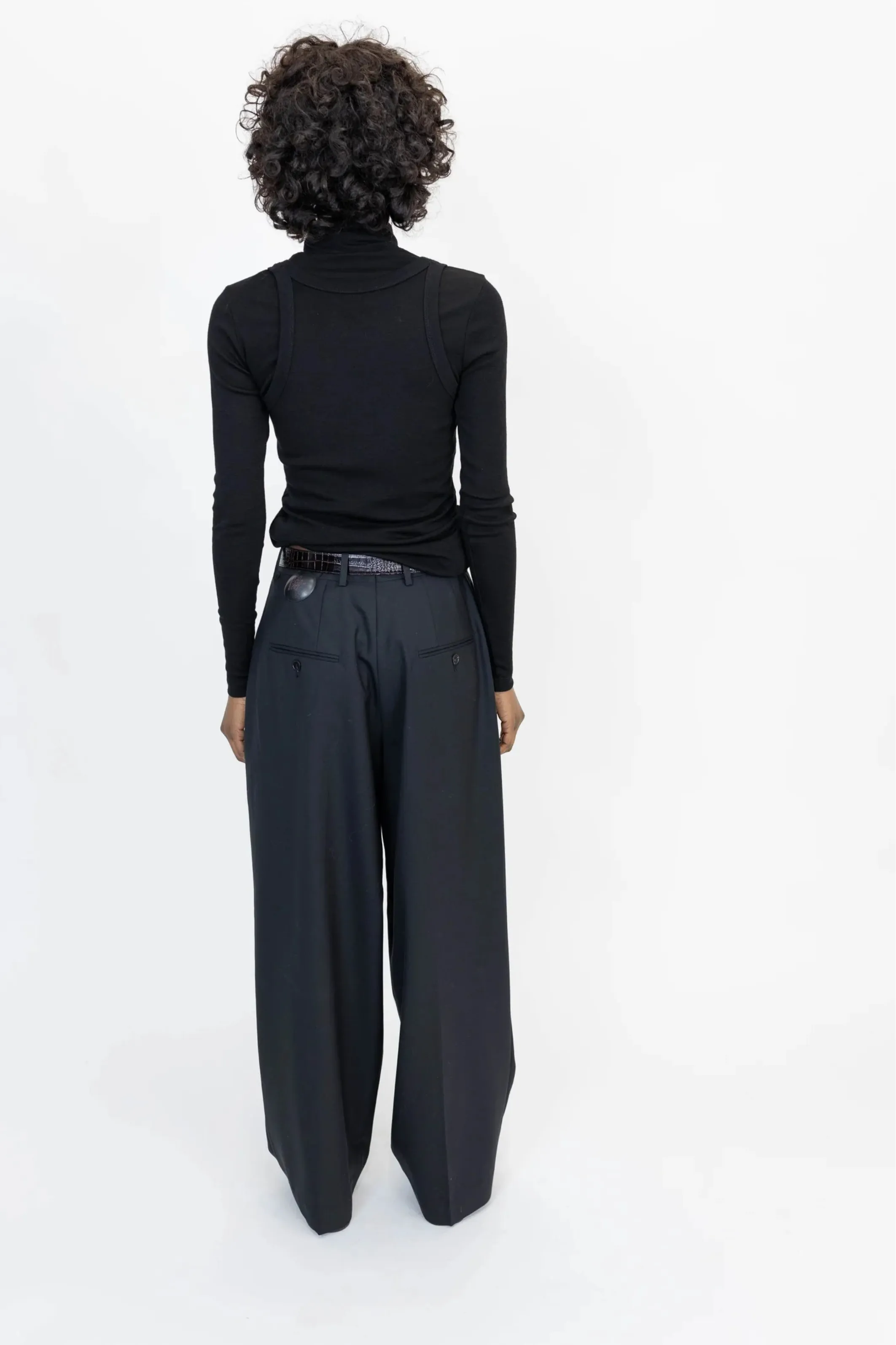 Double-layer wool top sold by Bessette product image thumbnail 3