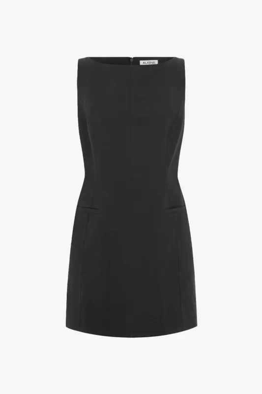 Lyra Linen Mini Dress made by Aligne