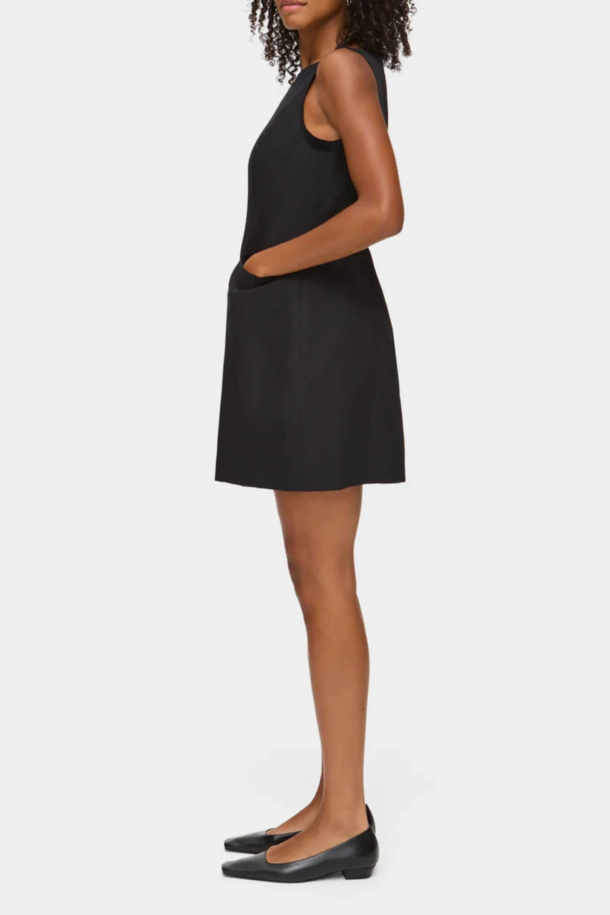 Lyra Linen Mini Dress sold by Bessette product image thumbnail 4