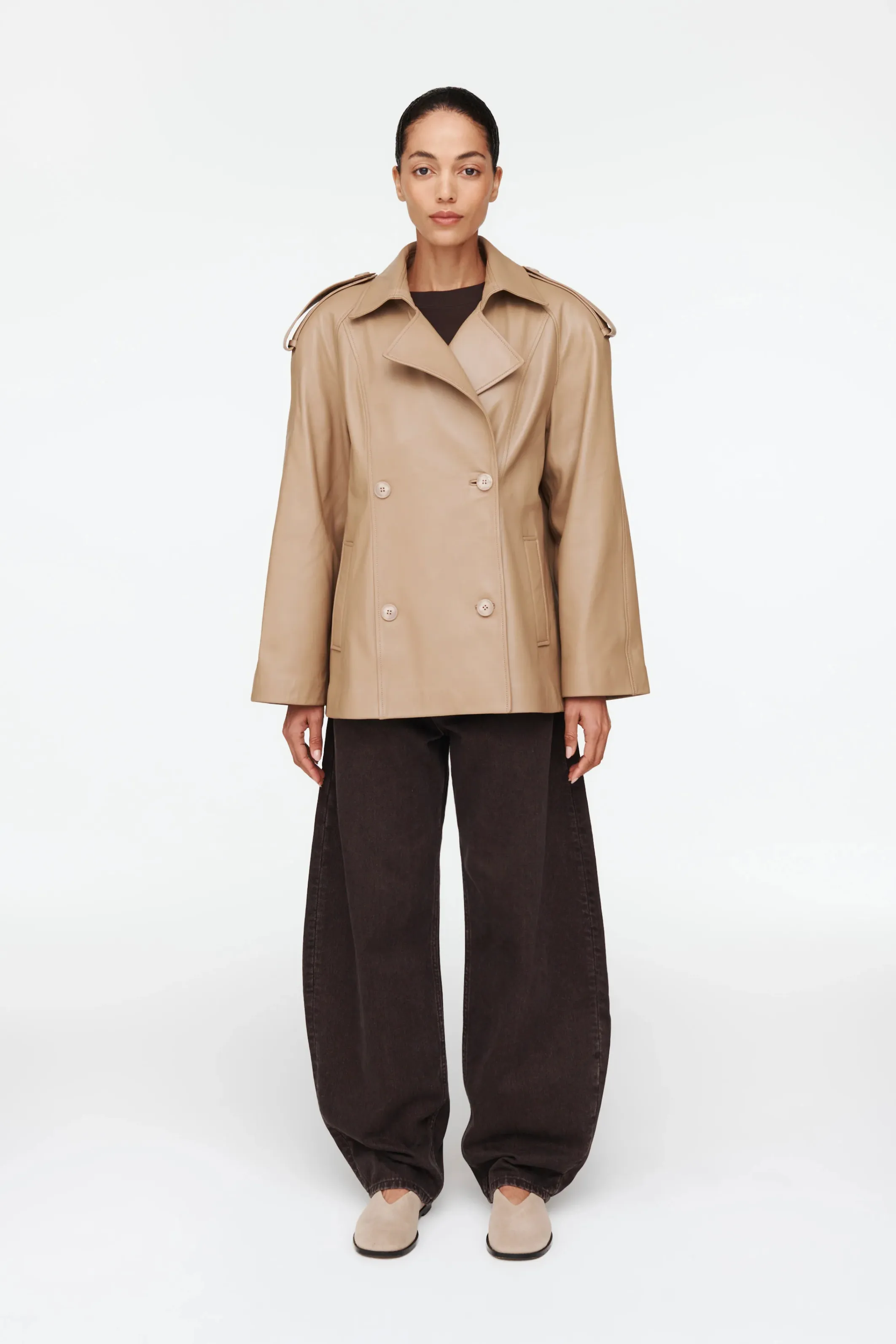 Ottelie Leather Jacket sold by Bessette product image thumbnail 2