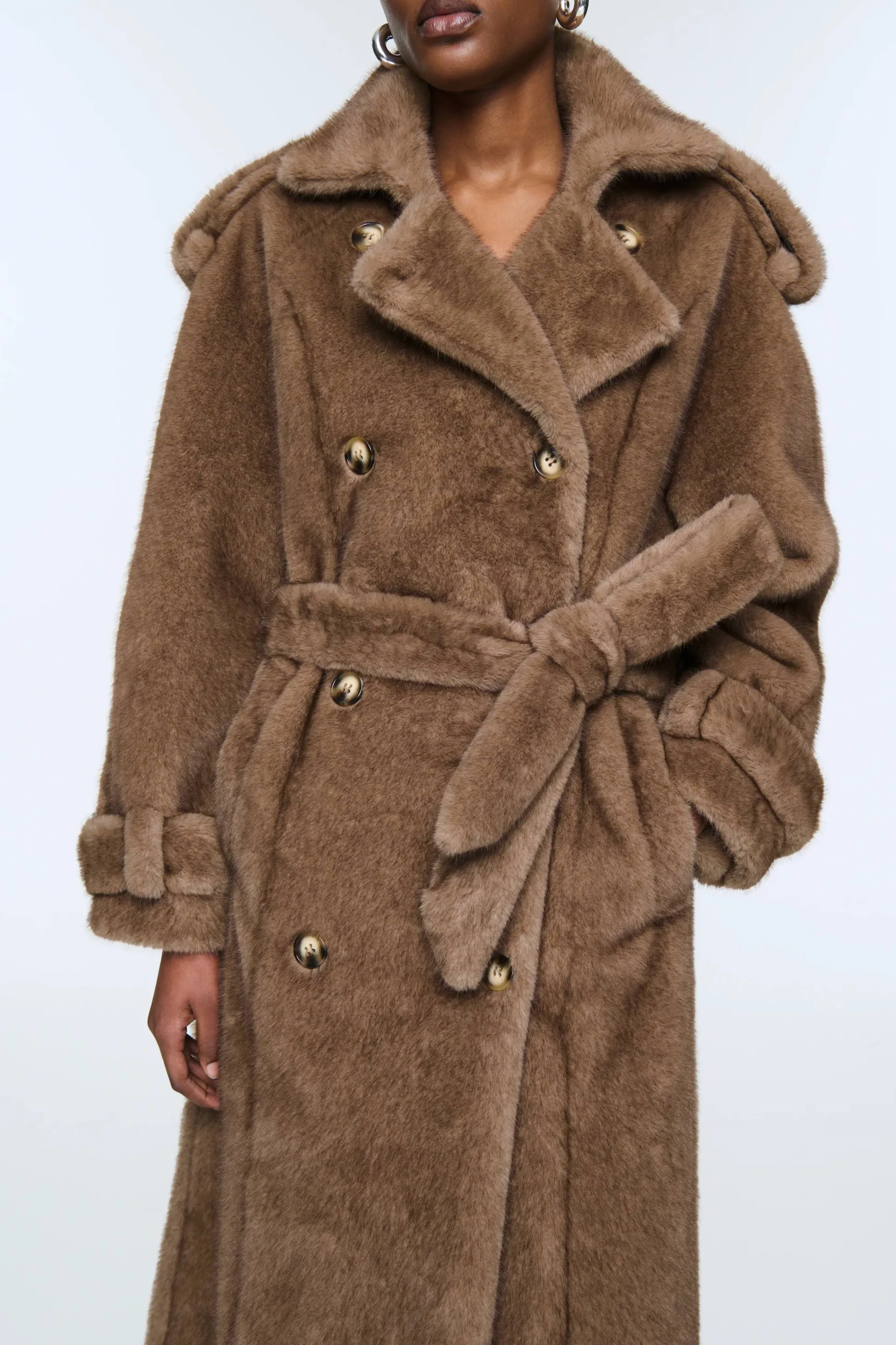 Thalia Fur Coat chestnut sold by Bessette product image thumbnail 2