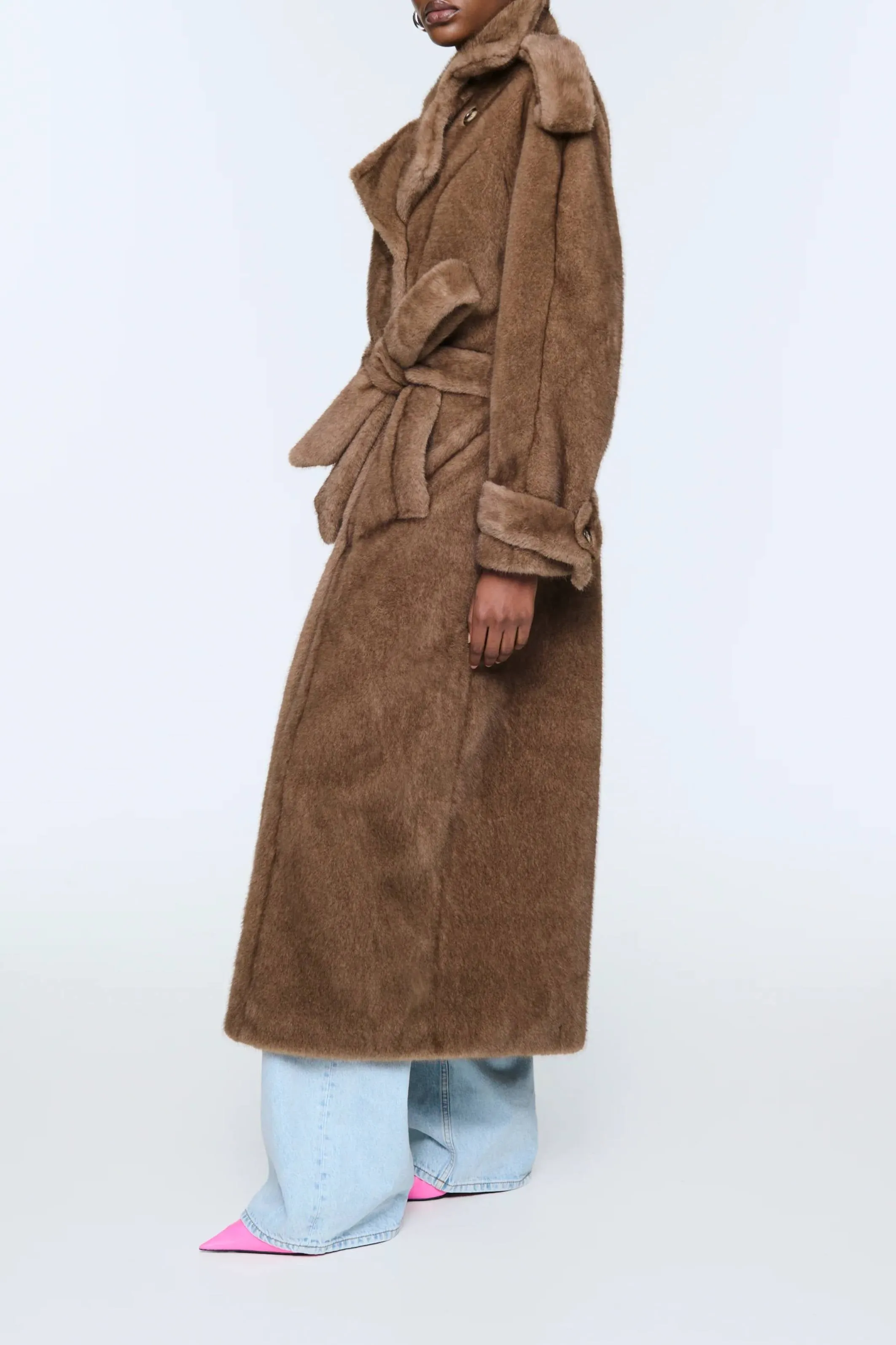 Thalia Fur Coat chestnut sold by Bessette product image thumbnail 5