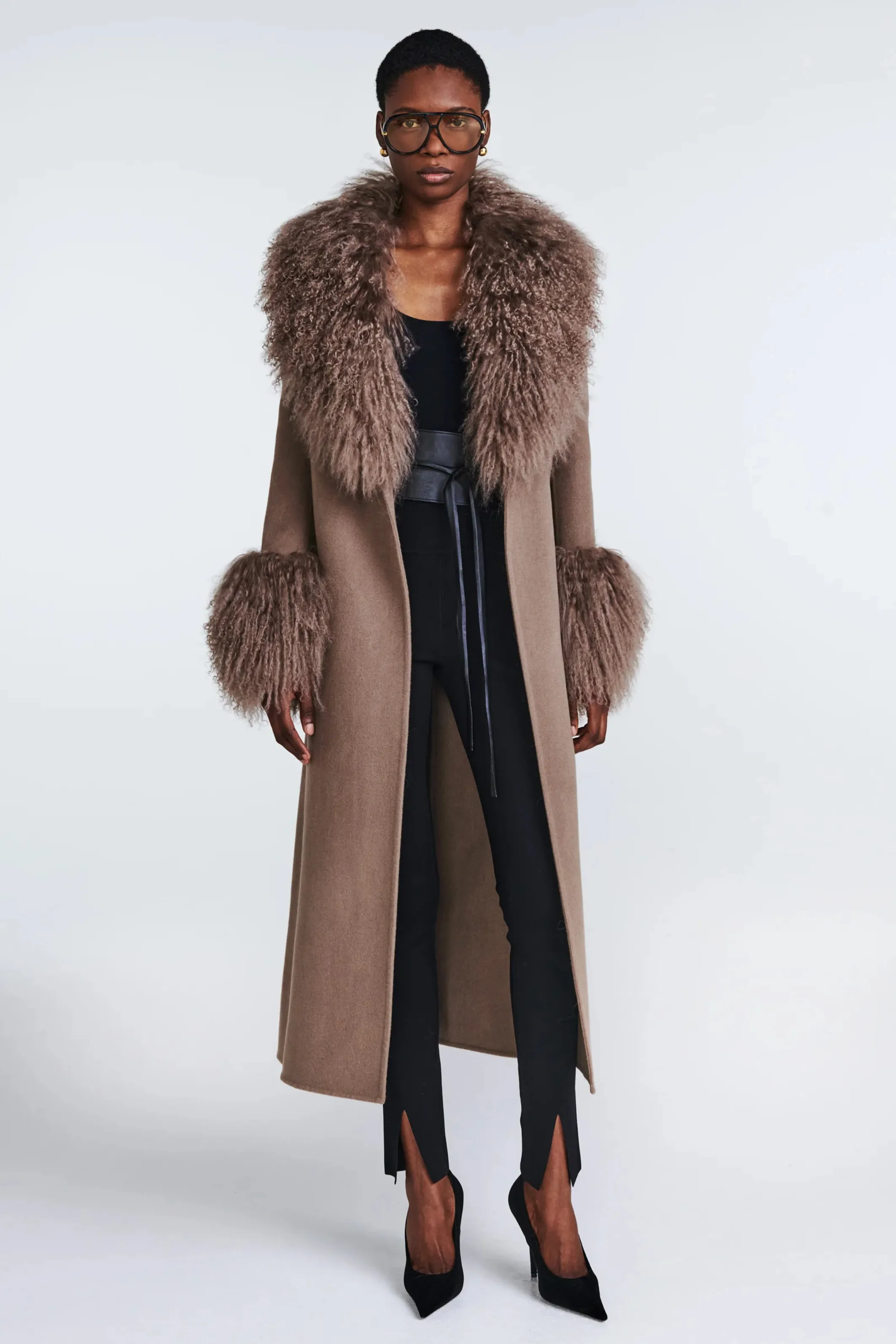 Lily Wool Coat Truffle sold by Bessette product image thumbnail 2