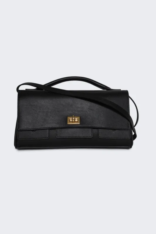 Bel Air Small Leather Clutch Bag made by Balenciaga