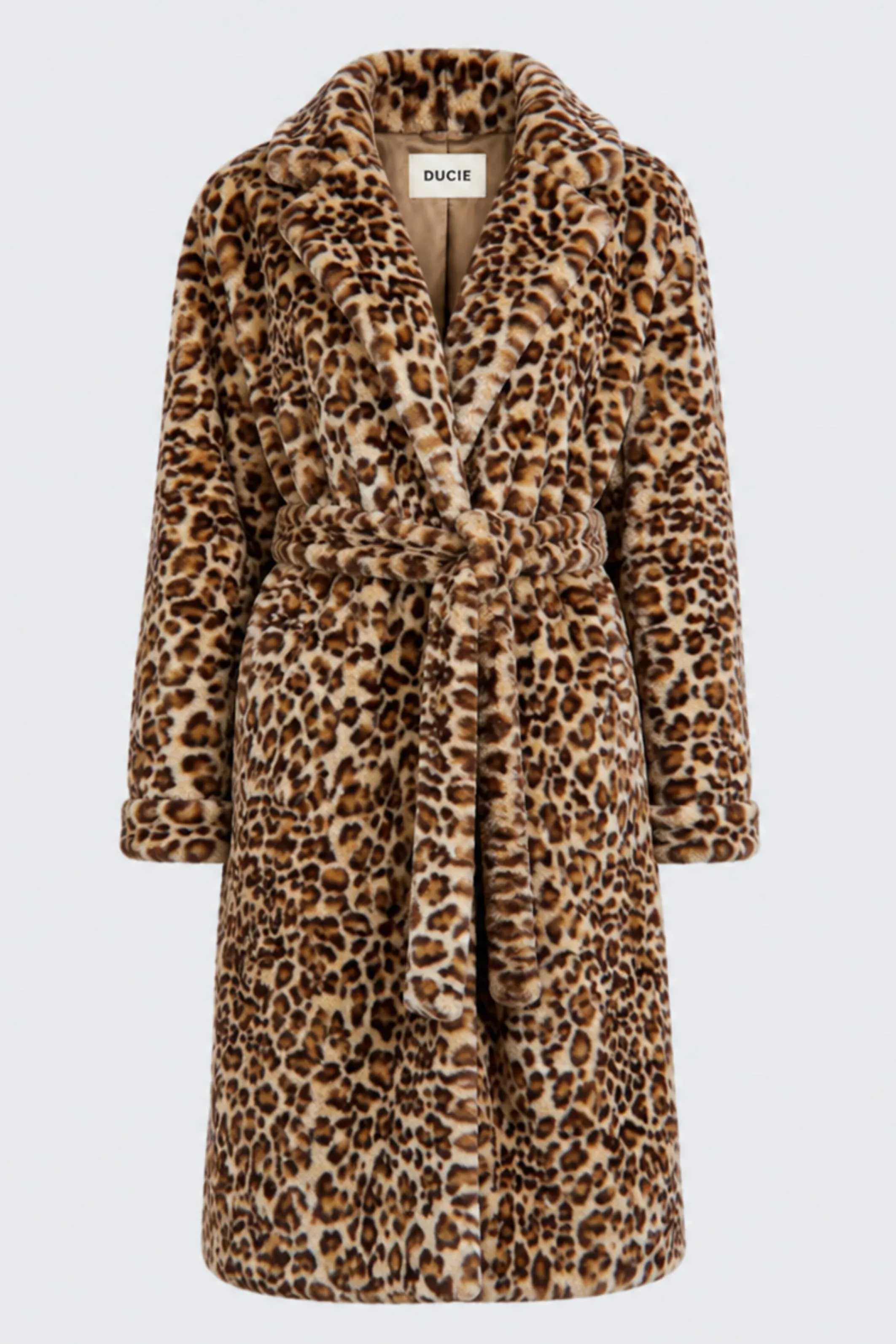 Vera Fur Coat Leopard sold by Bessette