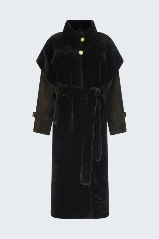 Harper Fur Coat made by DUCIE