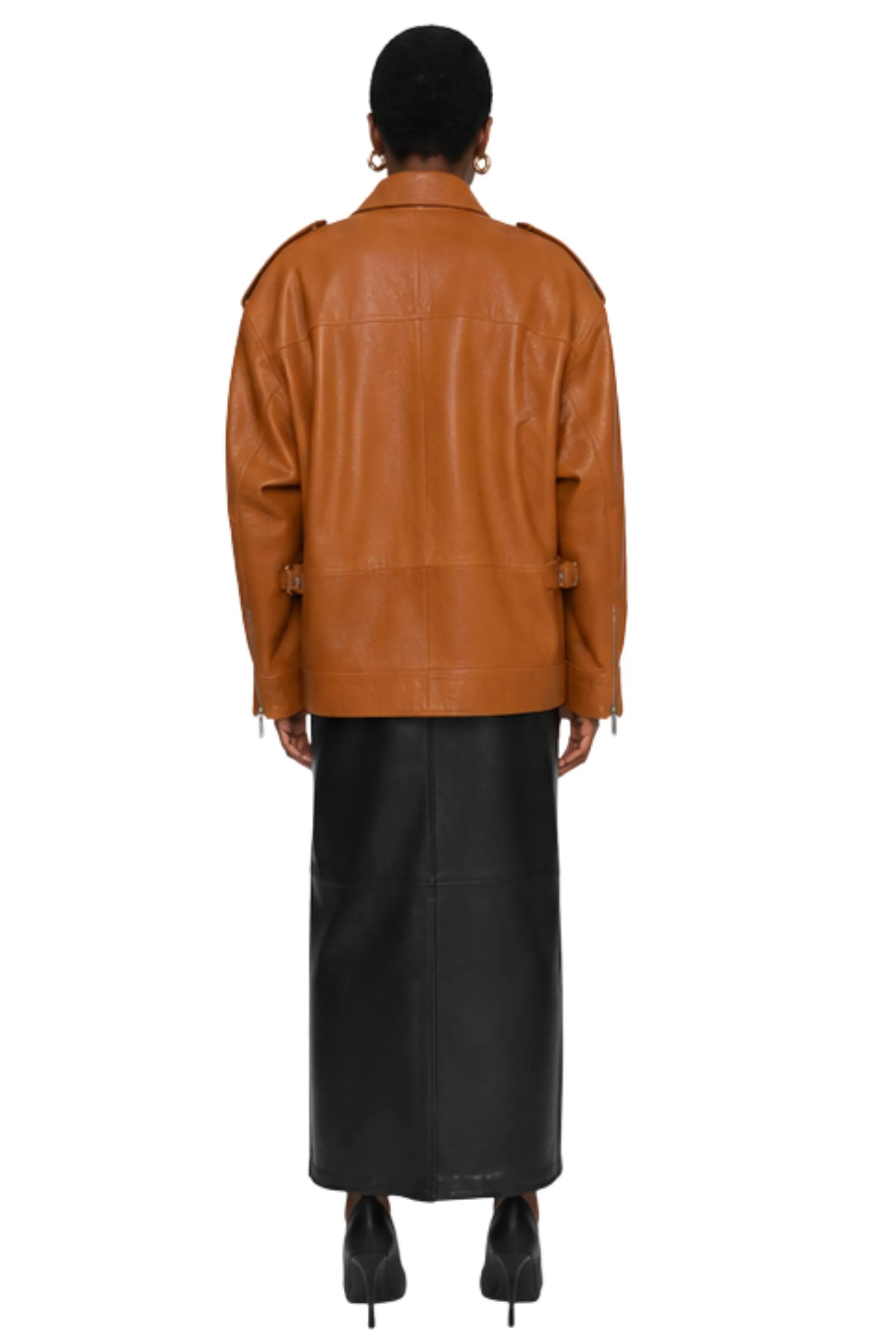 Opal Leather Jacket cognac sold by Bessette product image thumbnail 5