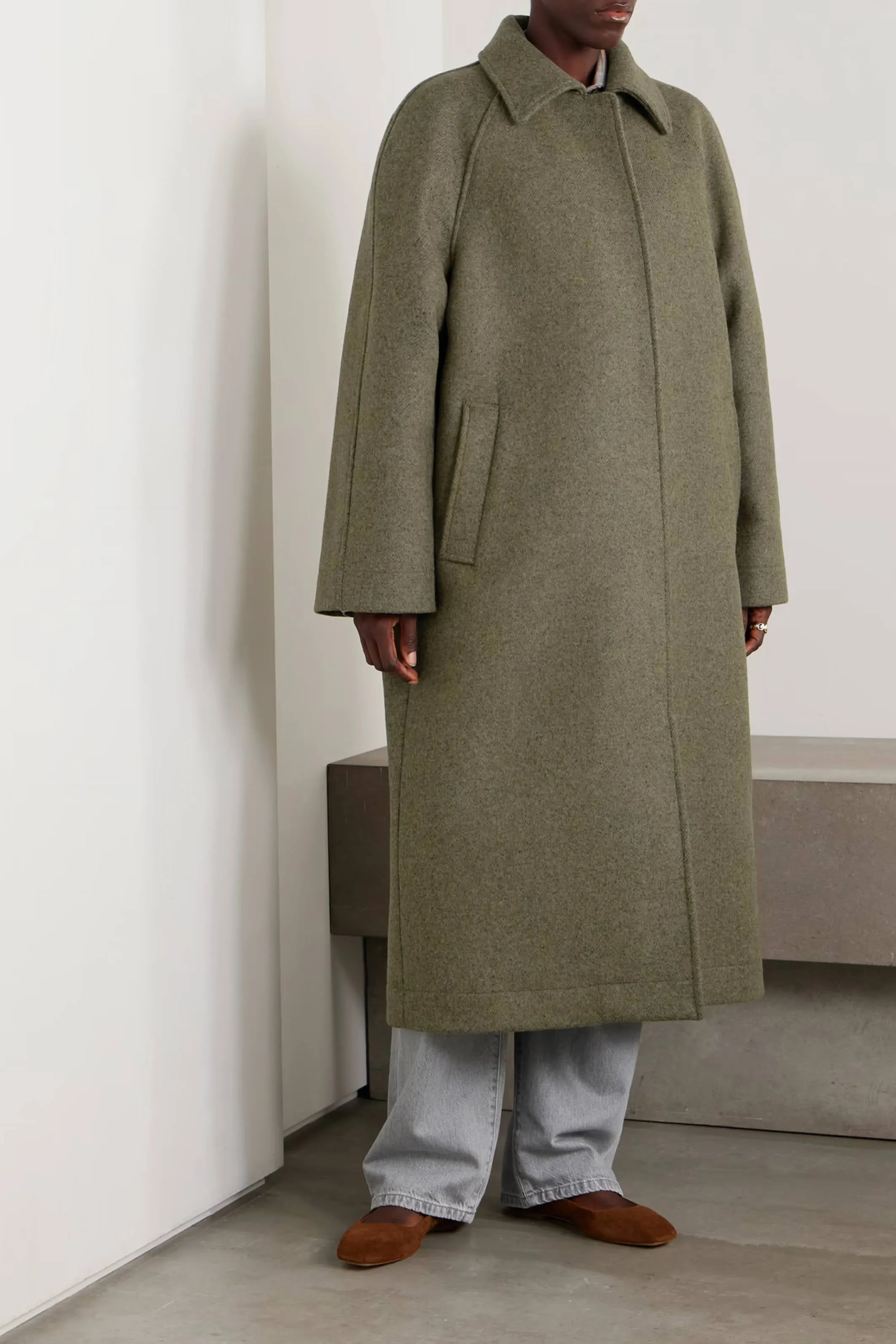 Textured wool coat sold by Bessette product image thumbnail 3