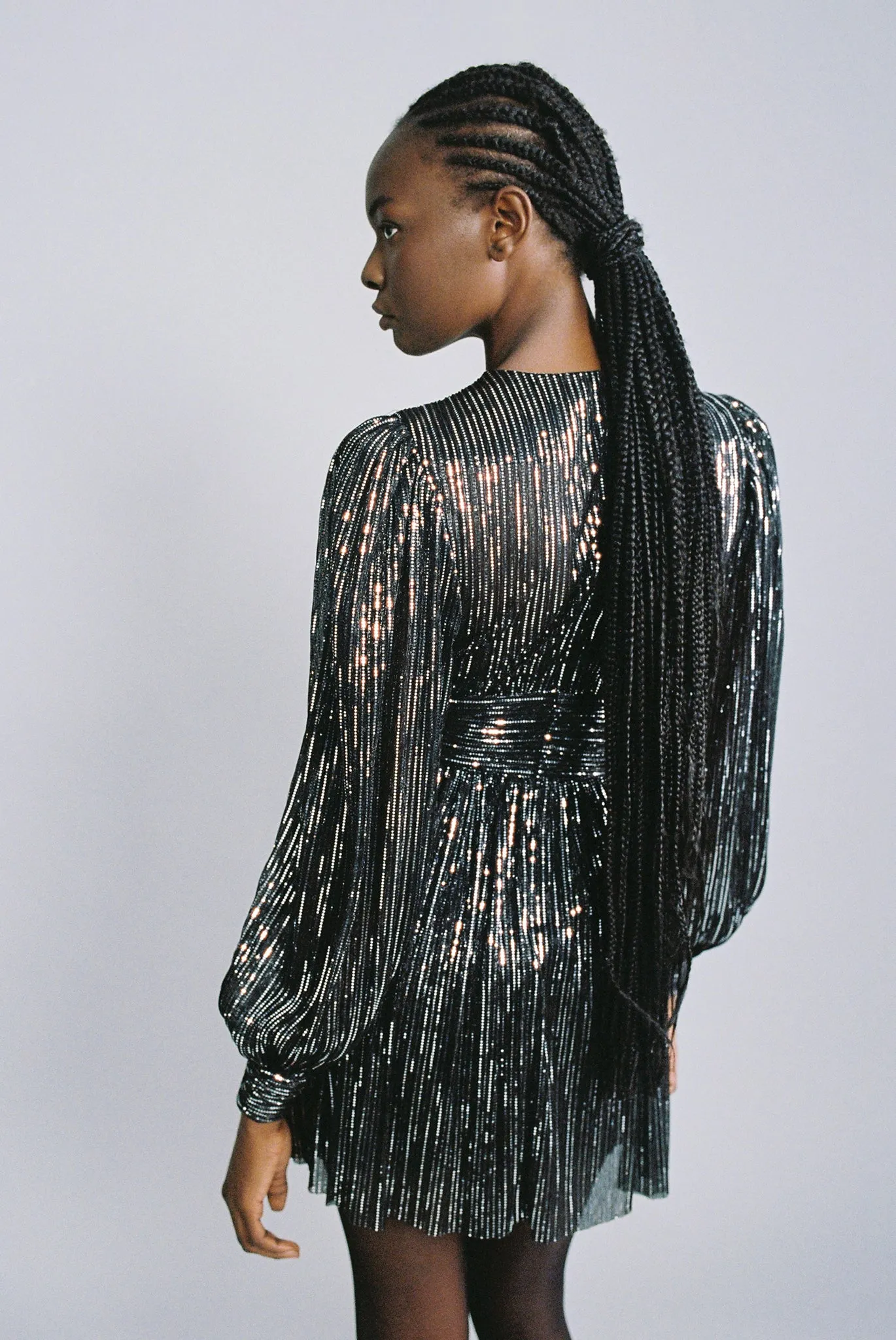 SABINA MUSAYEV Perihelion Mini Dress - Black sold by Bonvion product image thumbnail 3