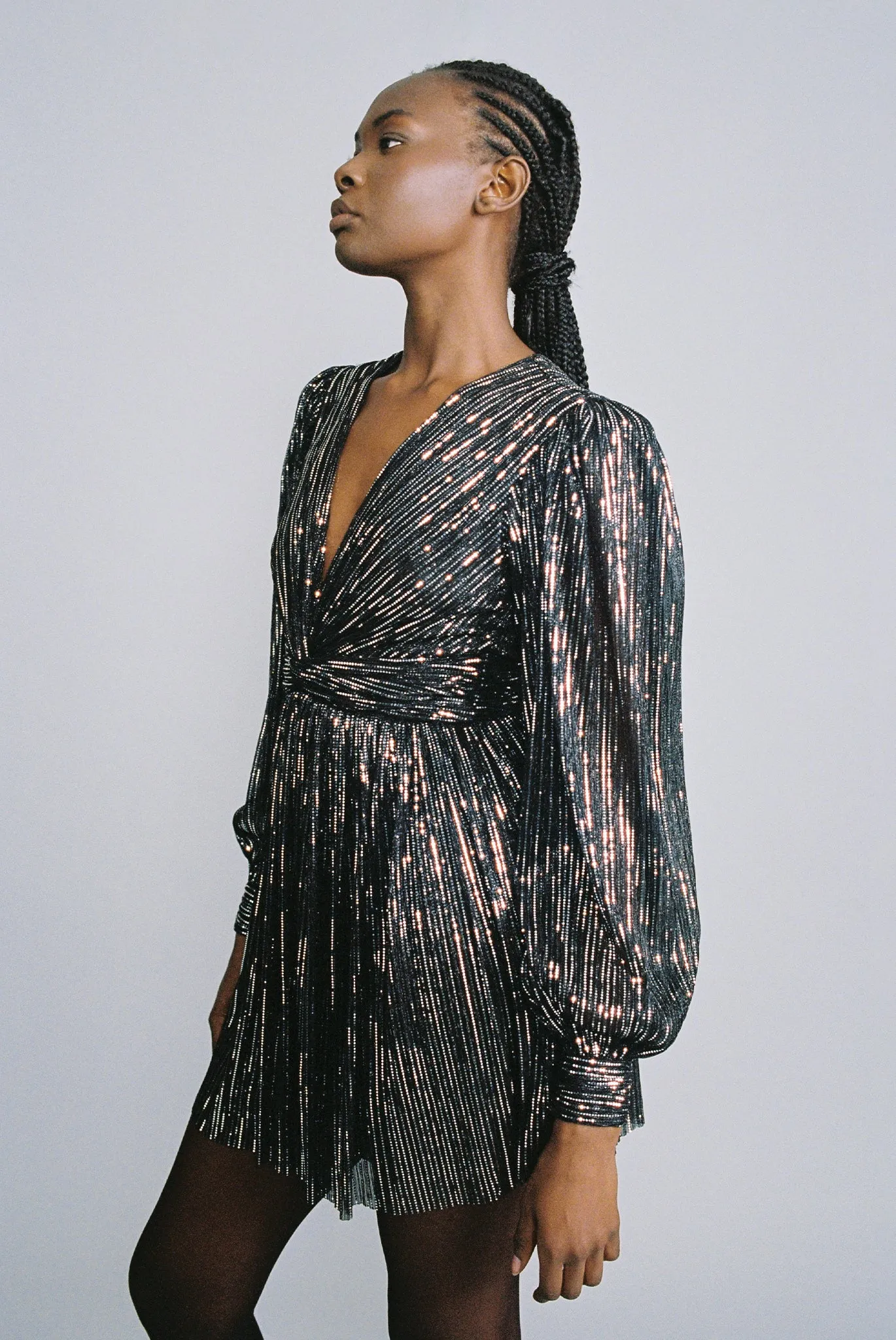 SABINA MUSAYEV Perihelion Mini Dress - Black sold by Bonvion product image thumbnail 2