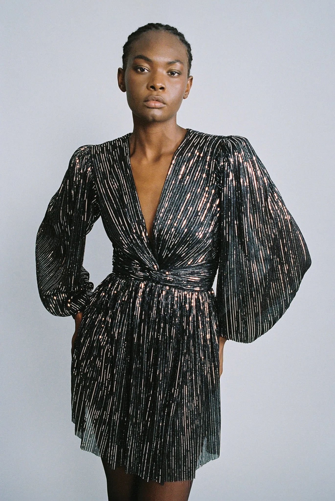 SABINA MUSAYEV Perihelion Mini Dress - Black sold by Bonvion product image thumbnail 4